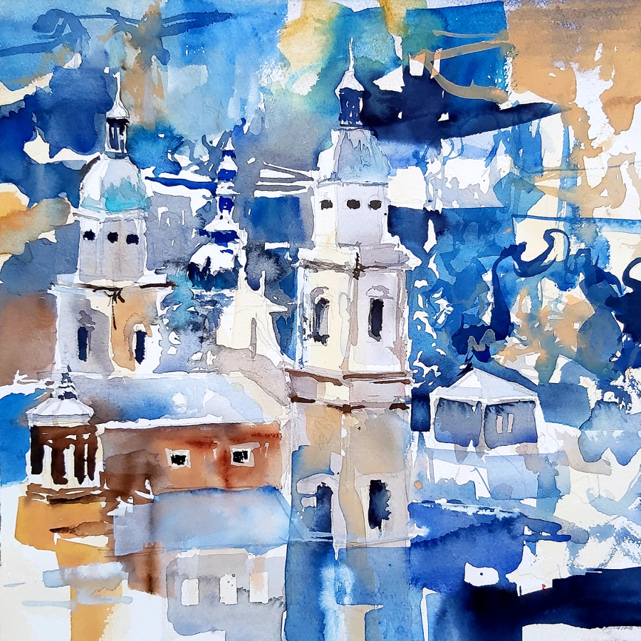 salzburg aquarell watercolour modern art courses painting seminare malreisen